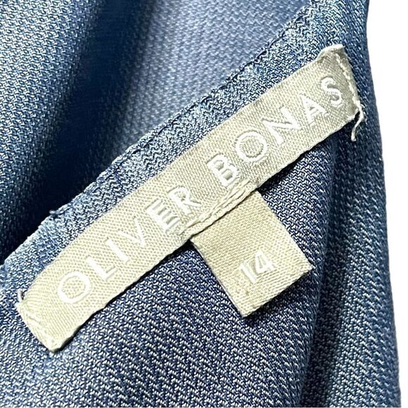 OLIVER BONAS Chambray Lyocell Tank Dress 10 - Picture 6 of 10